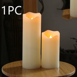 LED Electronic Candle Light Oblique Mouth Ordinary Artificial Paraffin Fake Candle Light