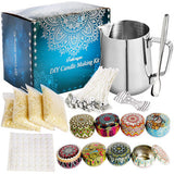 Practical DIY Candle Making Kit Candles Craft Tool Set Pouring Pot Wicks Wax Kit